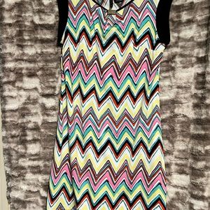 Colorful sleeveless dress